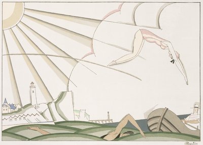 The Dive, c.1920 by Charles Martin